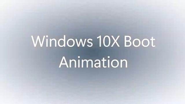 Windows 10X Boot Animation (No Sound) смотреть онлайн