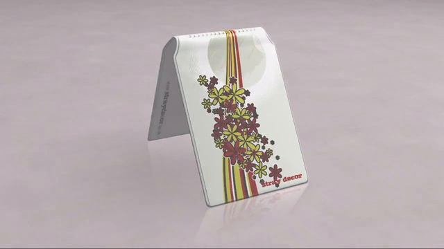 Floral White Oyster Card Holder / Wallet - Stray Decor