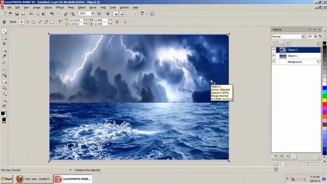 Image Compositing Effect In CorelPHOTO PAINT X5 Tamil смотреть онлайн
