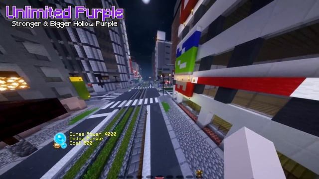 Gojo Satoru UNLIMITED VOID Update and CINEMATIC Hollow Purple in Minecraft Jujutsu Kaisen! смотреть онлайн