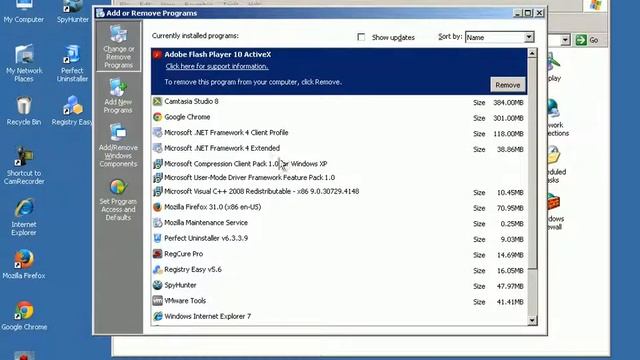How to Uninstall software by Windows Add/Remove utility смотреть онлайн