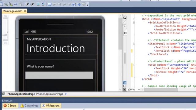 T13- Cara buat project sederhana di Windows Phone смотреть онлайн