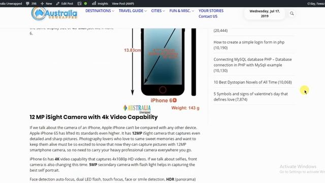 Iphone 6s Specifications And Features смотреть онлайн