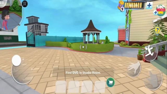 Slendrina on the Roof in Nick & Tani : Funny Story - Android Gameplay смотреть онлайн