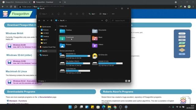 Cara Download dan Install Software Flowgorithm смотреть онлайн