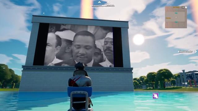 Epic Games educating the next generation!! 😱 MLK "I Have A Dream Speech" (fortnite) смотреть онлайн