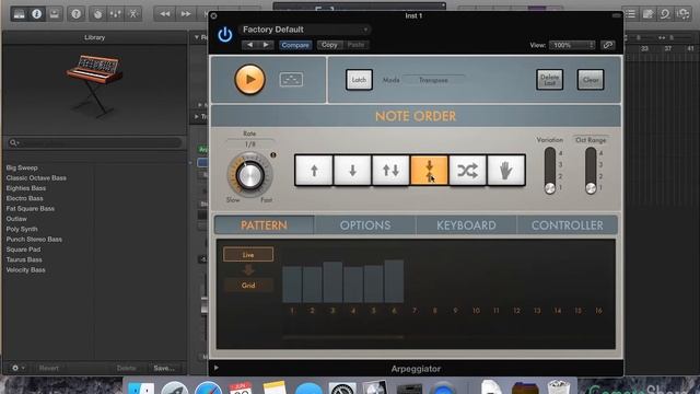 Logic Pro X - Basic Arpeggiator Overview смотреть онлайн