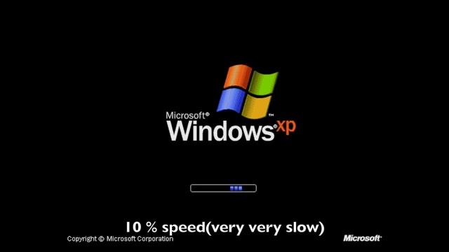 Windows XP startup sound but with different speeds variations смотреть онлайн