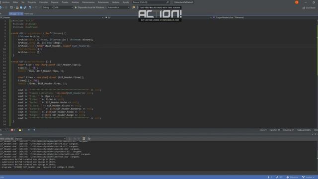Leer Header De Un Archivo GIF En C++ смотреть онлайн