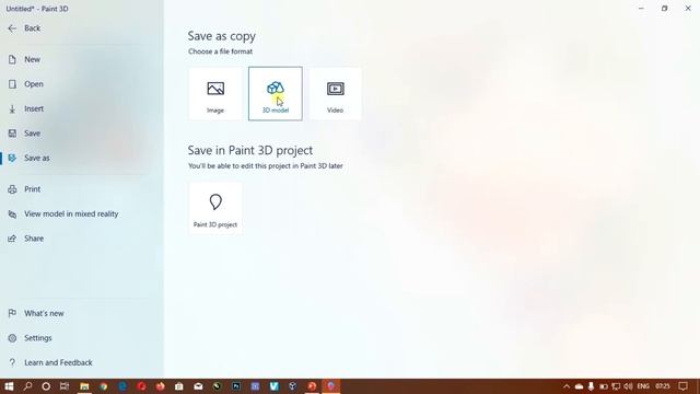 Lecture - 074 : Paint 3D part - 6 | How to save 3D model as animation video смотреть онлайн
