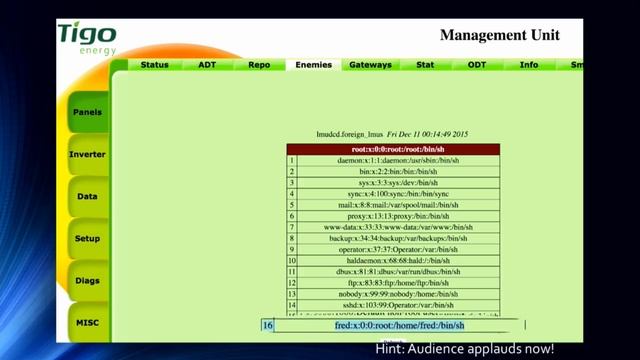 DEF CON 24 - Fred Bret Mounet - All Your Solar Panels are belong to Me смотреть онлайн