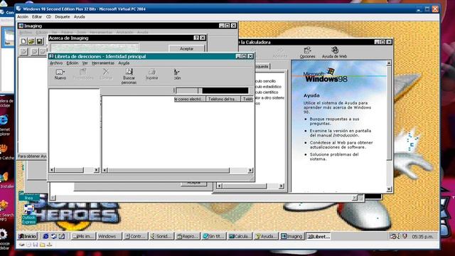 Windows 98 Second Edition Plus Virtual PC 2004 2007 смотреть онлайн