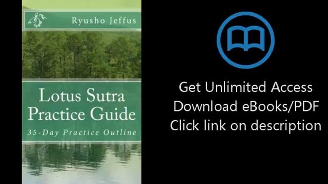 Download Lotus Sutra Practice Guide: 35-Day Practice Outline PDF смотреть онлайн