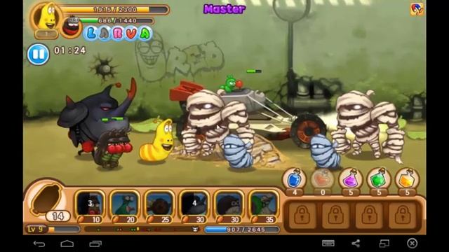 larva heroes - earn candy level 5-master| Lavengers 2015 the game| Android gameplay |ToysToysTV смотреть онлайн