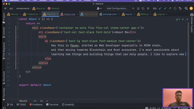 Build a Developer Portfolio with React & Tailwind Day 6 | Duolearn смотреть онлайн