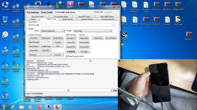 Lenovo K10 Note Remove FRP Lock Pin Password Pattern Lock UMT смотреть онлайн