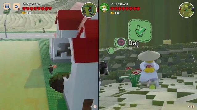 Lego Worlds PS4 PL - split screen 2 players смотреть онлайн