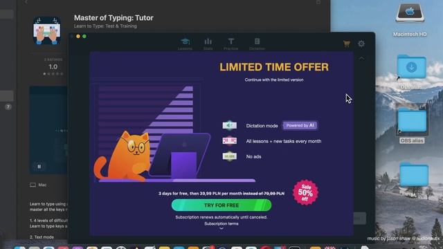 Master of Typing Tutor App: Mac App Store (Basic Overview) смотреть онлайн