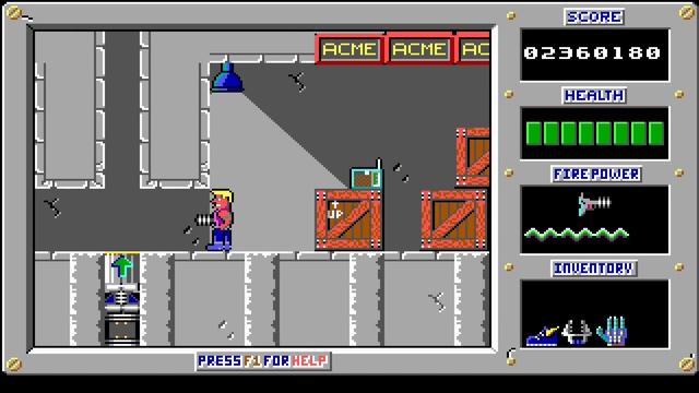 Duke Nukem - 10 - Shrapnel City - Level 10 (DOSBox, 4K) смотреть онлайн