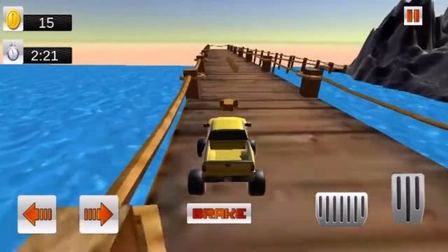 World Deadly Driver Monster Truck Stunts on Mountain Android Game Play смотреть онлайн
