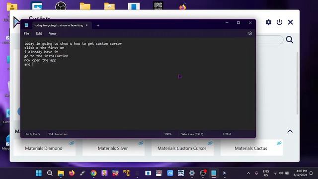 how to get custom cursor (only works on windows) смотреть онлайн
