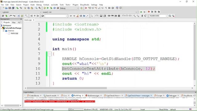 How to change specific parts of the console text in c++! | TUTORIAL смотреть онлайн