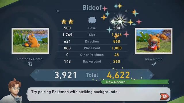 How To Get 1 To 4 DIAMOND STARS For Bidoof! New Pokemon Snap! смотреть онлайн