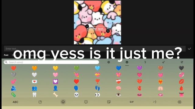 they added pink heart emoji for me I am on Android idk Abt apple смотреть онлайн