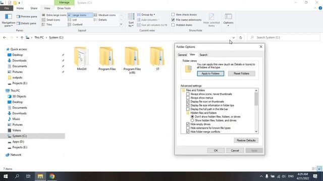 Windows 10 | How to show hidden files and folders? смотреть онлайн