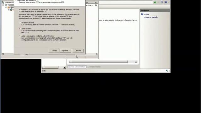 Servidor ftp en Windows Server 2008 | Cliente debian - comandos put y get смотреть онлайн