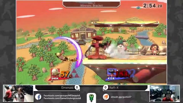 GUMS 17 Singles (Winner's Bracket) - Raffi-X (ROB) vs Emerald (Sheik) смотреть онлайн