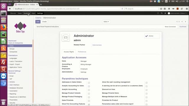 Odoo v11: Showing Accounting Features смотреть онлайн