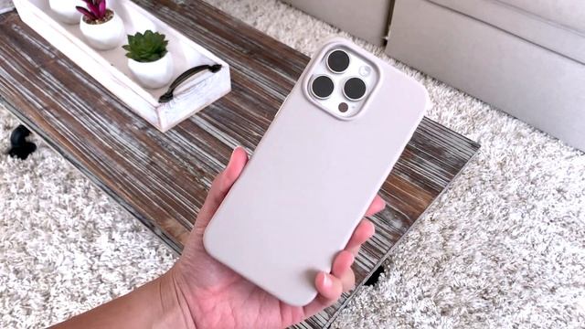 MAGSAFE GRAY STONE IPHONE 15 PRO MAX CASE