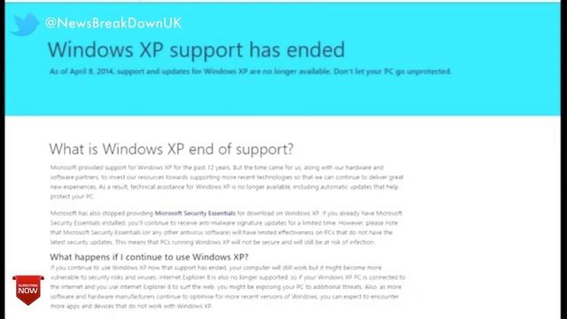 Windows XP: Third Most Used OS In The World смотреть онлайн