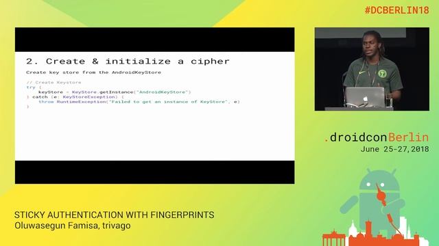 #DCBerlin18 405 Famisa STICKY AUTHENTICATION WITH FINGERPRINTS DAY2 смотреть онлайн