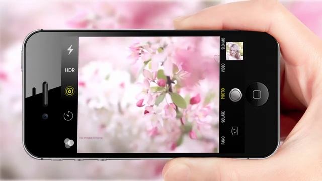 Iphone Taking Photo Girl Spring | After Effects