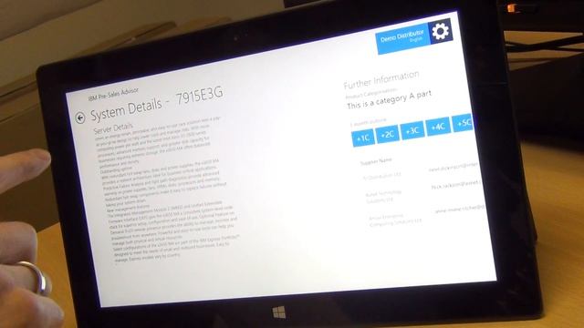 IBM Pre Sales Advisor Windows 8 application смотреть онлайн