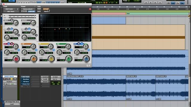 Electro style Bass Design in Pro Tools смотреть онлайн