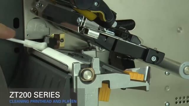 ZT200 Série : Tête & Platen nettoyage смотреть онлайн