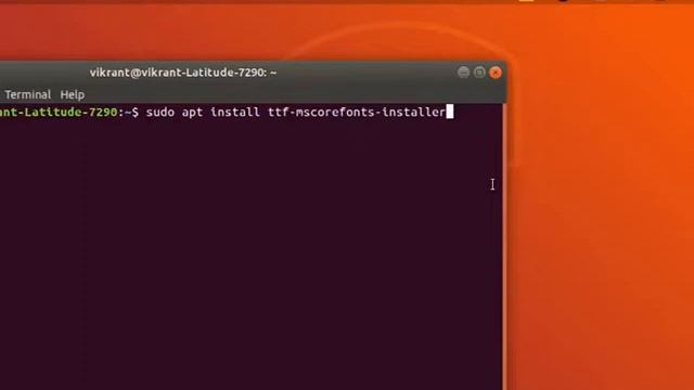 inatalling fonts on ubuntu смотреть онлайн