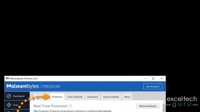 How to Fix Malwarebytes real time protection | Exceltechguru.com смотреть онлайн