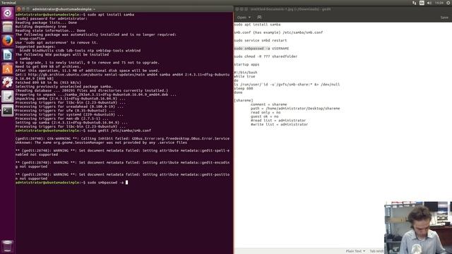 How To Share Folders In Ubuntu 16.04 смотреть онлайн