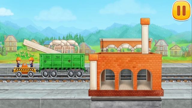 Learn train games 🚂 (make a train station) 🚂TÀU LỬA GAME - TRAINS - Android Game #1 смотреть онлайн