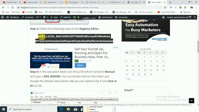 How to Remove Activate Windows Watermark from Window 10 Easily смотреть онлайн