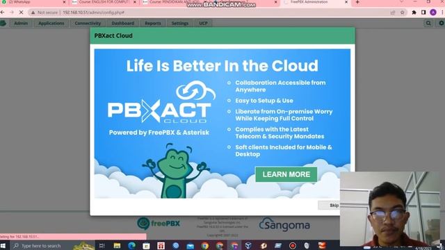 Jaringan VoIP - Setup SIP Server dengan Open Source (FreePBX) смотреть онлайн