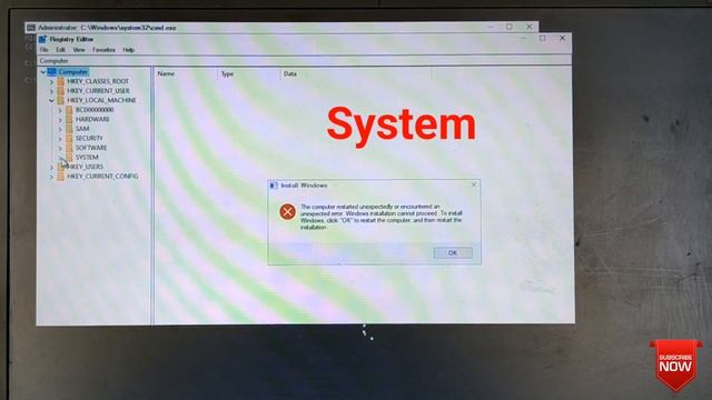 The Computer Restarted Unexpectedly Or Encountered An Unexpected Error. Windows Installation Cannot