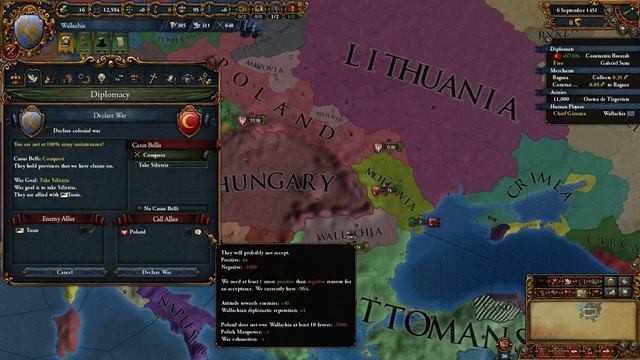 Europa Universalis 4: The Cossacks - Wallachia into Romania - Dracula’s Revenge Achievement #2 смотреть онлайн