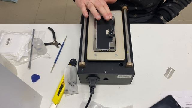 IPhone XS срезка стекла/ IPhone XS Glass Cutting