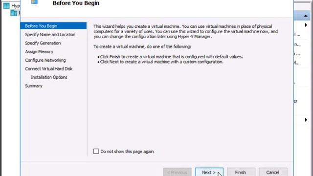 Creating Virtual Machine in Hyper-V in Windows Sever 2016 смотреть онлайн