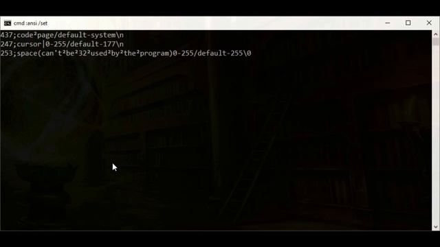 ansi for cmd смотреть онлайн
